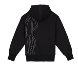 ステレオバイナルズ(Stereo Vinyls) [FW18 Pink Panther] Back Print Hoodie(Black)