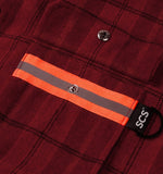 ステレオバイナルズ(Stereo Vinyls) [FW18 SCS] Logo Flannel Shirt(Red)