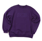 ステレオバイナルズ(Stereo Vinyls) [FW18 SCS] Logo Sweatshirts(Purple)