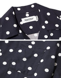 セイントペイン(SAINTPAIN) SP DOT HAWAIIAN SHIRT (NAVY)