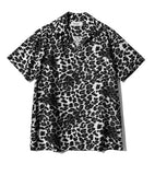 セイントペイン(SAINTPAIN) SP LEOPARD HAWAIIAN SHIRT-GRAY