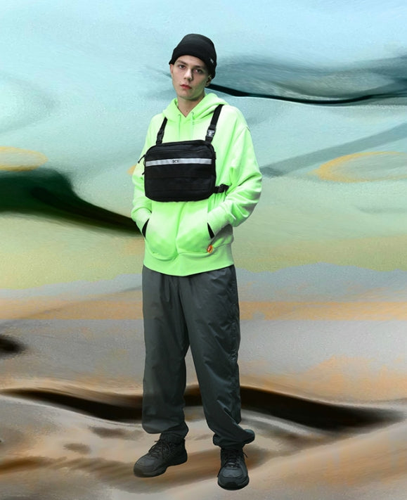 ステレオバイナルズ(Stereo Vinyls) [FW18 SCS] Point Logo Hoodie(Green)