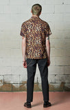 セイントペイン(SAINTPAIN) SP LEOPARD HAWAIIAN SHIRT-YELLOW