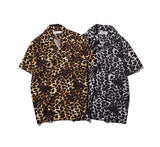 セイントペイン(SAINTPAIN) SP LEOPARD HAWAIIAN SHIRT-YELLOW