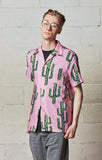 セイントペイン(SAINTPAIN) SP CACTUS HAWAIIAN SHIRT-PINK