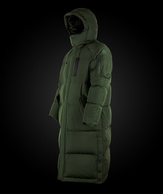 ステレオバイナルズ(Stereo Vinyls) [FW18 SCS] Stereo MA-1 Long Down Parka(Khaki)