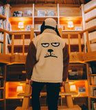 ステレオバイナルズ(Stereo Vinyls) [FW18 NOUNOU] Dog Face Boa Jacket(Beige)