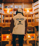 ステレオバイナルズ(Stereo Vinyls) [FW18 NOUNOU] Dog Face Boa Jacket(Beige)