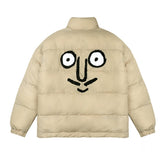 ステレオバイナルズ(Stereo Vinyls) [FW18 NOUNOU] Face Reversible Puffer Jacket Jacket(Beige)