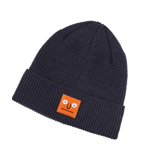 ステレオバイナルズ(Stereo Vinyls) [FW18 NOUNOU] Onepoint Beanie(Navy)