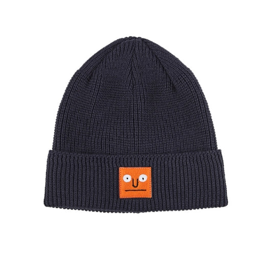 ステレオバイナルズ(Stereo Vinyls) [FW18 NOUNOU] Onepoint Beanie(Navy)