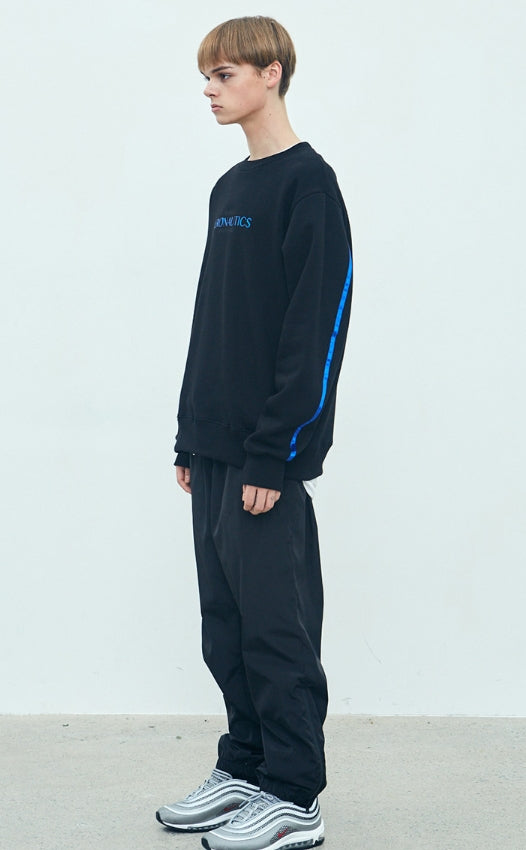 ステレオバイナルズ(Stereo Vinyls) [AW17 ISA] Aeronautics Fleece Sweatshirt(Black)