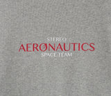 ステレオバイナルズ(Stereo Vinyls) [AW17 ISA] Aeronautics Fleece Sweatshirt(Melange Grey)