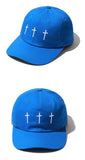 セイントペイン(SAINTPAIN) SP THREE CROSSES CAP-BLUE