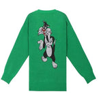 ステレオバイナルズ(Stereo Vinyls) [SS19 STEREO X LOONEY TUNES] Jacquard Knit(Green)