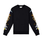 ステレオバイナルズ(Stereo Vinyls) [SS19 STEREO X LOONEY TUNES] Sleeve Print Sweatshirts(Black)