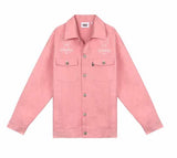 ステレオバイナルズ(Stereo Vinyls) [SS19 STEREO X LOONEY TUNES] Denim Trucker Jacket(Pink)