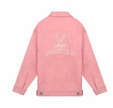 ステレオバイナルズ(Stereo Vinyls) [SS19 STEREO X LOONEY TUNES] Denim Trucker Jacket(Pink)