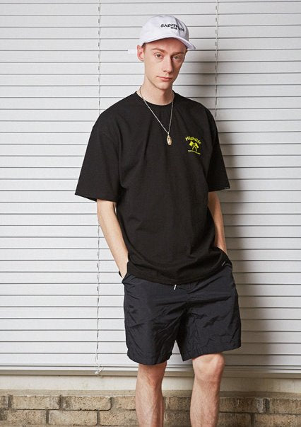 セイントペイン(SAINTPAIN) SP PETER WAKE SHORTS-NAVY