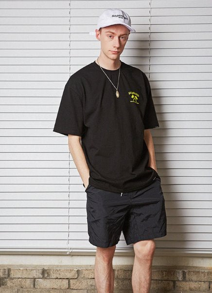 セイントペイン(SAINTPAIN) SP PETER WAKE SHORTS-BLACK