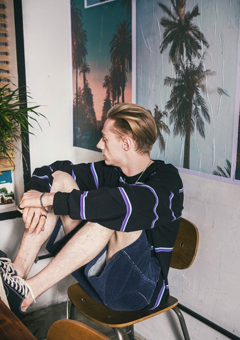 セイントペイン(SAINTPAIN) SP PENNEY CORDUROY SHORTS-BLUE