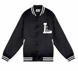 ステレオバイナルズ(Stereo Vinyls) [SS19 STEREO X LOONEY TUNES] Satin Baseball Jumper(Black)