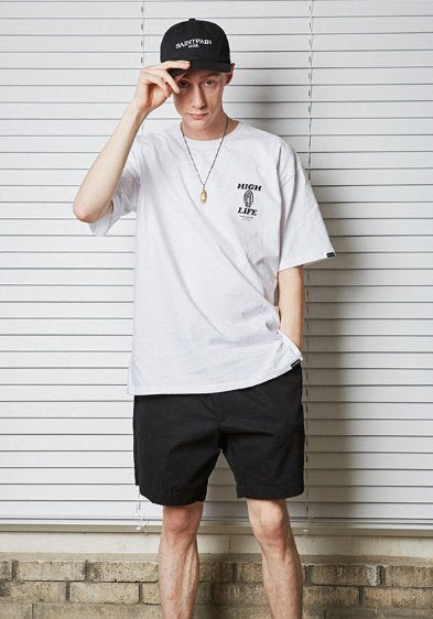 セイントペイン(SAINTPAIN) SP DEPOT BASIC SHORTS-BLACK