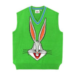 ステレオバイナルズ(Stereo Vinyls) [SS19 STEREO X LOONEY TUNES] Bugs Bunny Knit Vest(Green)