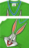 ステレオバイナルズ(Stereo Vinyls) [SS19 STEREO X LOONEY TUNES] Bugs Bunny Knit Vest(Green)