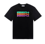 ステレオバイナルズ(Stereo Vinyls) [SS19 STEREO X FILA] Logo Play S/S Tee(Black)