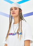 ステレオバイナルズ(Stereo Vinyls) [SS19 STEREO X FILA] Gradation S/S Tee(White)