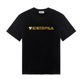 ステレオバイナルズ(Stereo Vinyls) [SS19 STEREO X FILA] Gradation S/S Tee(Black)