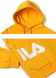 ステレオバイナルズ(Stereo Vinyls) [SS19 STEREO X FILA] Logo Hoody(Yellow)