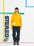 ステレオバイナルズ(Stereo Vinyls) [SS19 STEREO X FILA] Logo Hoody(Yellow)