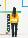 ステレオバイナルズ(Stereo Vinyls) [SS19 STEREO X FILA] Logo Hoody(Yellow)