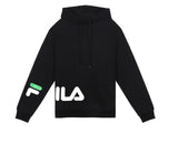 ステレオバイナルズ(Stereo Vinyls) [SS19 STEREO X FILA] Logo Hoody(Black)