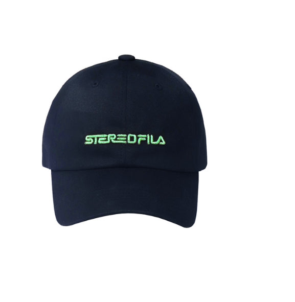 ステレオバイナルズ(Stereo Vinyls) [SS19 STEREO X FILA] Logo Ball Cap(Navy)