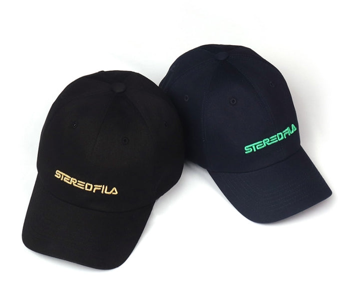 ステレオバイナルズ(Stereo Vinyls) [SS19 STEREO X FILA] Logo Ball Cap(Black)