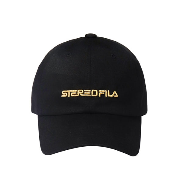 ステレオバイナルズ(Stereo Vinyls) [SS19 STEREO X FILA] Logo Ball Cap(Black)