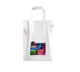 ステレオバイナルズ(Stereo Vinyls)[SS19 Pink Panther] Comics PVC Tote Bag (White)