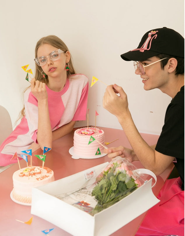 ステレオバイナルズ(Stereo Vinyls) [SS19 Pink Panther] Sitdown Cap(Black)