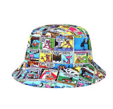 ステレオバイナルズ(Stereo Vinyls) [SS19 Pink Panther] Comics Bucket Hat(Blue)