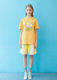 ステレオバイナルズ(Stereo Vinyls) [SS19 Pink Panther] PP Vintage T-Shirts(Yellow)