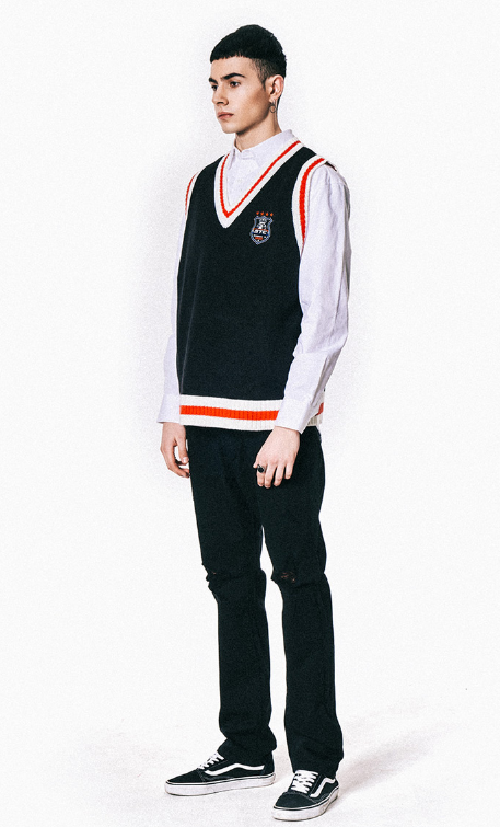 シディスコンマ(SHETHISCOMMA) STC KNIT VEST