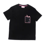 ステレオバイナルズ(Stereo Vinyls) [SS19 Pink Panther] PP Clear Pocket T-Shirts(Black)