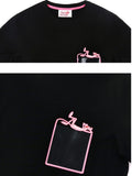 ステレオバイナルズ(Stereo Vinyls) [SS19 Pink Panther] PP Clear Pocket T-Shirts(Black)