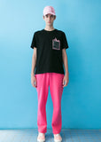 ステレオバイナルズ(Stereo Vinyls) [SS19 Pink Panther] PP Clear Pocket T-Shirts(Black)