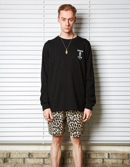 セイントペイン(SAINTPAIN) SP 19SS LEOPARD SHORTS-BEIGE