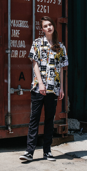 シディスコンマ(SHETHISCOMMA) HIP PATCH SHIRTS(YELLOW)