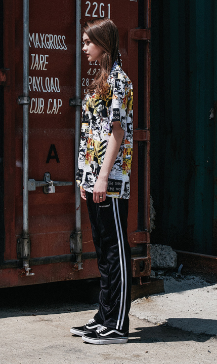 シディスコンマ(SHETHISCOMMA) HIP PATCH SHIRTS(YELLOW)